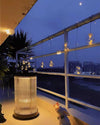 WOMO Solar Pleated Glass Lantern-WM9043 thumbnail