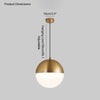 WOMO Prismatic/Milk Glass Globe Pendant Light-WM2065 thumbnail