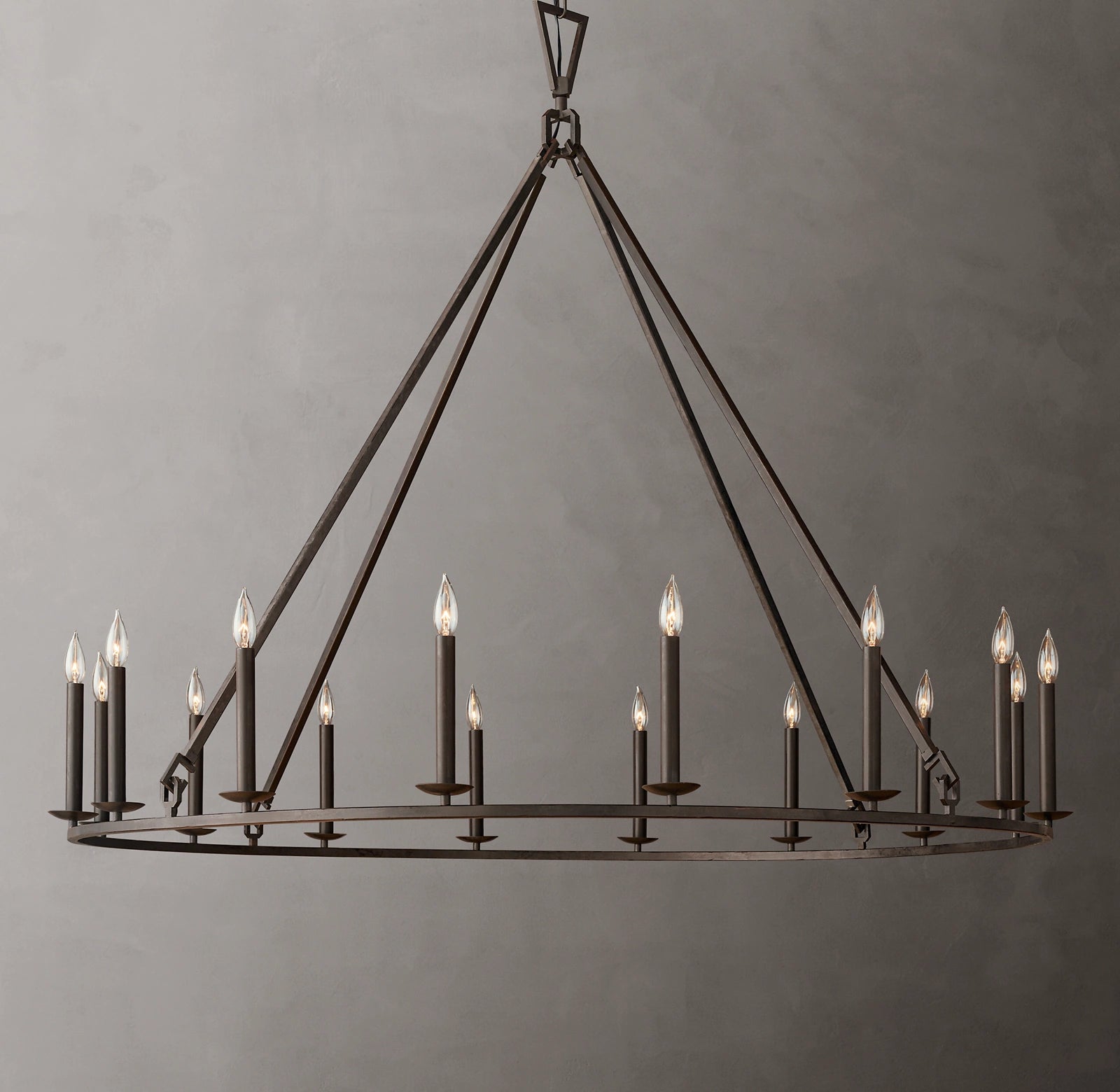 WOMO Candelabra Round Chandelier – Openwork