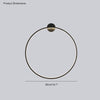 WOMO Large Circular Accent Wall Sconce-WM6040 thumbnail