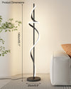 WOMO Dimmable Spiral Floor Lamp-WM7073 thumbnail