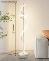 WOMO Dimmable Spiral Floor Lamp-WM7073 thumbnail