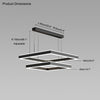 WOMO Tiered Black Square Chandelier-WM2016 thumbnail