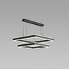 WOMO Tiered Black Square Chandelier-WM2016 thumbnail