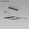 WOMO Tiered Black Square Chandelier-WM2016 thumbnail