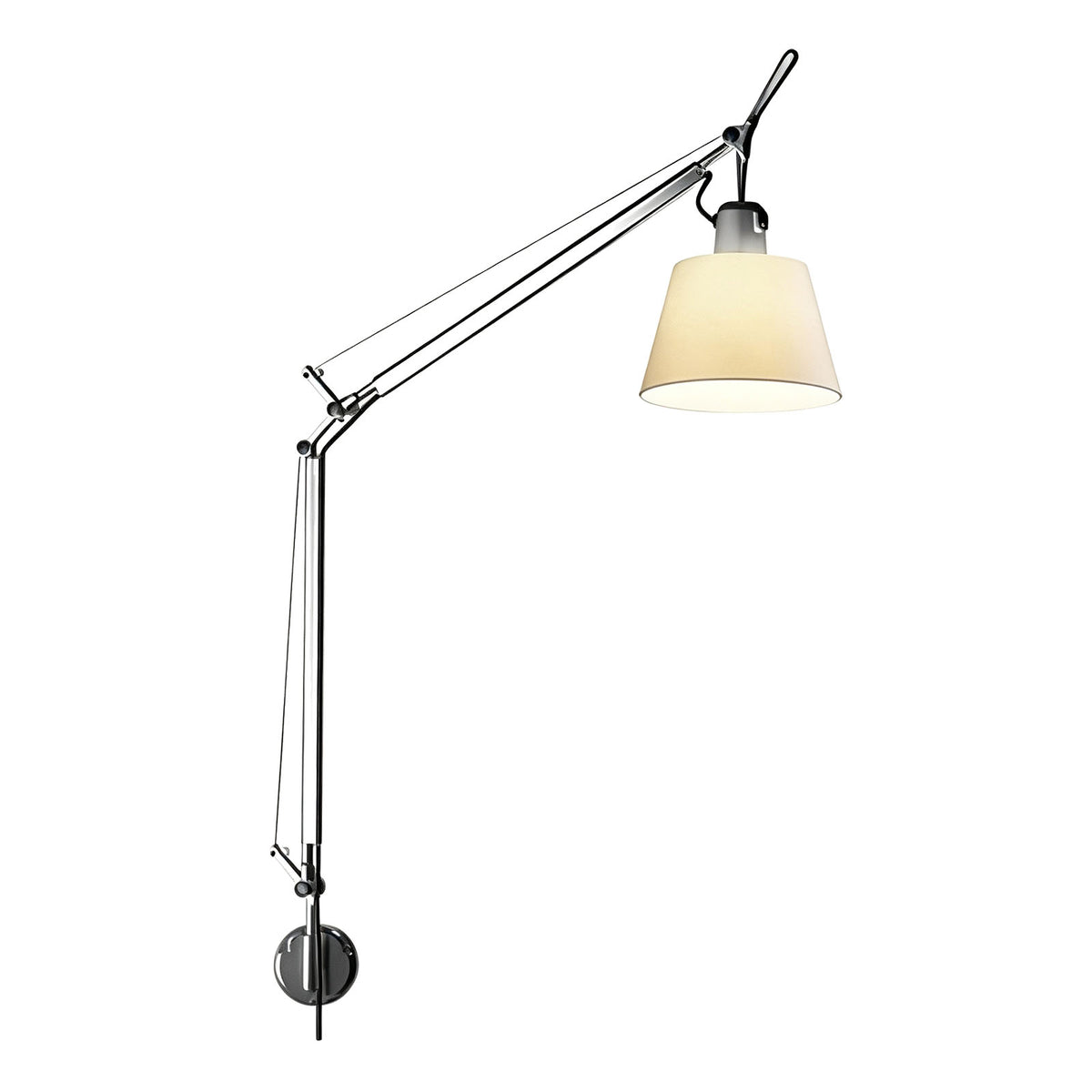 WOMO Mid Century Modern Swing Arm Wall Lamp-WM3204