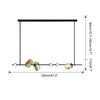 WOMO Sculptural Linear/Vertical Pendant Chandelier-WM2041 thumbnail