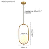 WOMO Glass Globe Pendant Light-WM2097 thumbnail