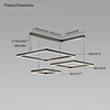 WOMO Tiered Black Square Chandelier-WM2016 thumbnail