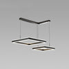 WOMO Tiered Black Square Chandelier-WM2016 thumbnail