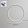 WOMO Large Circular Accent Wall Sconce-WM6040 thumbnail