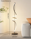 WOMO Dimmable Spiral Floor Lamp-WM7073 thumbnail