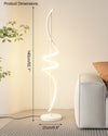 WOMO Dimmable Spiral Floor Lamp-WM7073 thumbnail