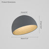 WOMO Dome Asymmetrical Flush Mount Ceiling Light-WM1020 thumbnail