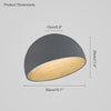 WOMO Dome Asymmetrical Flush Mount Ceiling Light-WM1020 thumbnail