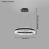 WOMO Acrylic Circular LED Chandelier-WM2171 thumbnail