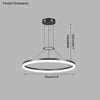 WOMO Circular Led Chandelier-WM2170 thumbnail