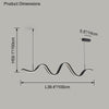 WOMO Wavy Linear Led Pendant Light-WM2282 thumbnail
