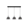 WOMO 3 Light Smoked Glass Pendant Light-WM2238 thumbnail