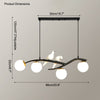 WOMO Branching Frosted Glass Bubble Chandelier-WM2258 thumbnail