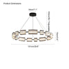 WOMO Modern Tiered Glass Chandelier-WM2220 thumbnail