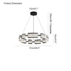 WOMO Modern Tiered Glass Chandelier-WM2220 thumbnail