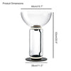 WOMO Glass Column Torchiere Floor Lamp-WM7018 thumbnail