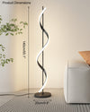 WOMO Dimmable Spiral Floor Lamp-WM7073 thumbnail