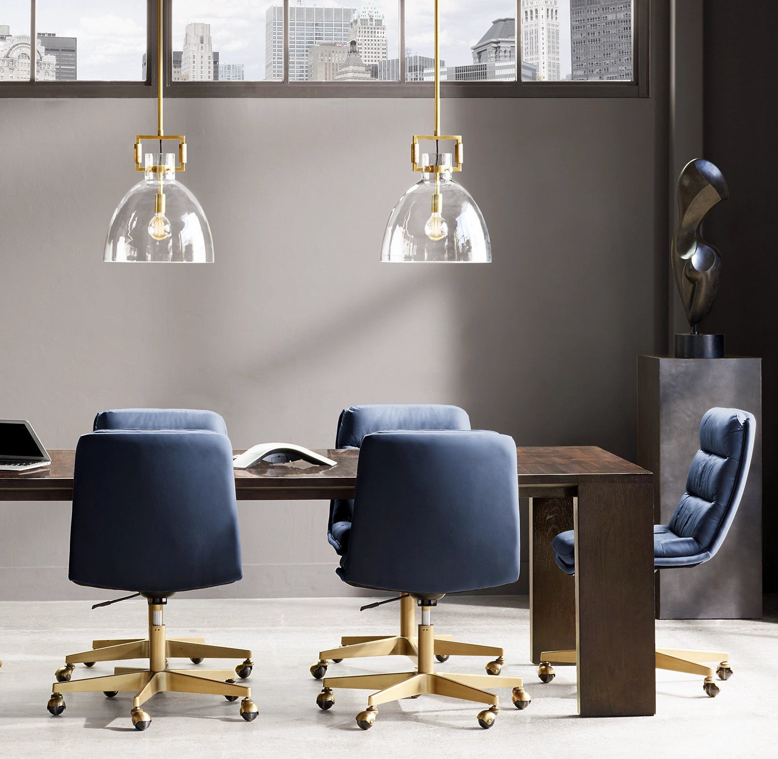 WOMO Dome Glass Pendant Light - Machinist