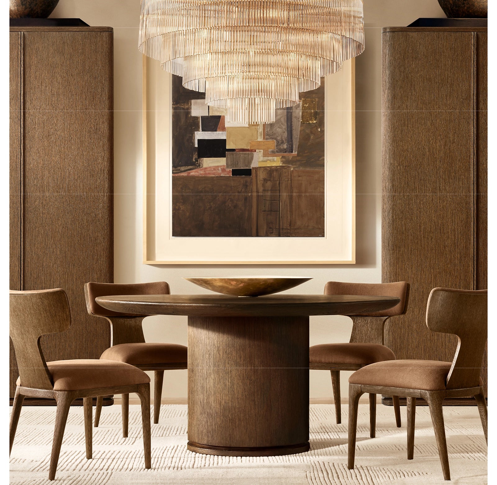 WOMO Crystal Rod Tiered Chandelier - Amadeo