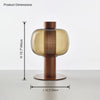 WOMO Beautiful Cylinder Glass Table Lamp-WM8032 thumbnail