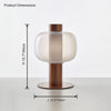 WOMO Beautiful Cylinder Glass Table Lamp-WM8032 thumbnail
