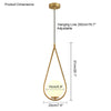 WOMO Glass Globe Pendant Light-WM2097 thumbnail