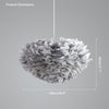 WOMO Feather Cloud Pendant Light-WM2217 thumbnail