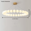 WOMO Pearl Necklace Round Chandelier-WM2344 thumbnail