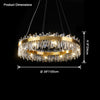 WOMO Gold Crystal Round Chandelier-WM2339a thumbnail