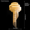 WOMO Spiral Tassel Foyer Chandelier-WM2067 thumbnail
