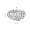 WOMO Mirrored Lucite Chandelier-WM2197 thumbnail