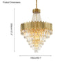 WOMO Tiered Gold Crystal Chandelier-WM2207 thumbnail
