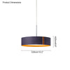 WOMO Drum Felt Pendant Light-WM2149 thumbnail
