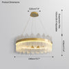 WOMO Glass Rods Round Chandelier-WM2186 thumbnail