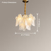 WOMO Tiered Glass Chandelier-WM2376 thumbnail