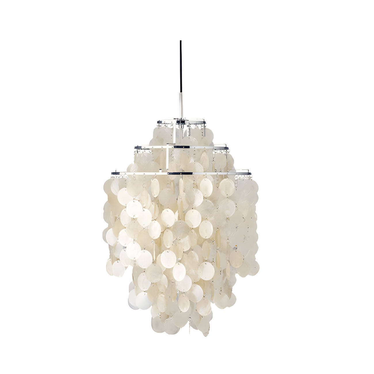 WOMO Art Deco Seashell Cone Chandelier-WM3223