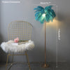 WOMO Feather Palm Tree Floor Lamp with Tray-WM7052 thumbnail