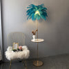 WOMO Feather Palm Tree Floor Lamp with Tray-WM7052 thumbnail