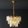 WOMO Tiered Textured Glass Chandelier-WM2208 thumbnail