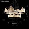 WOMO Wavy Round Chandelier-WM2361 thumbnail