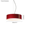 WOMO Drum Felt Pendant Light-WM2149 thumbnail