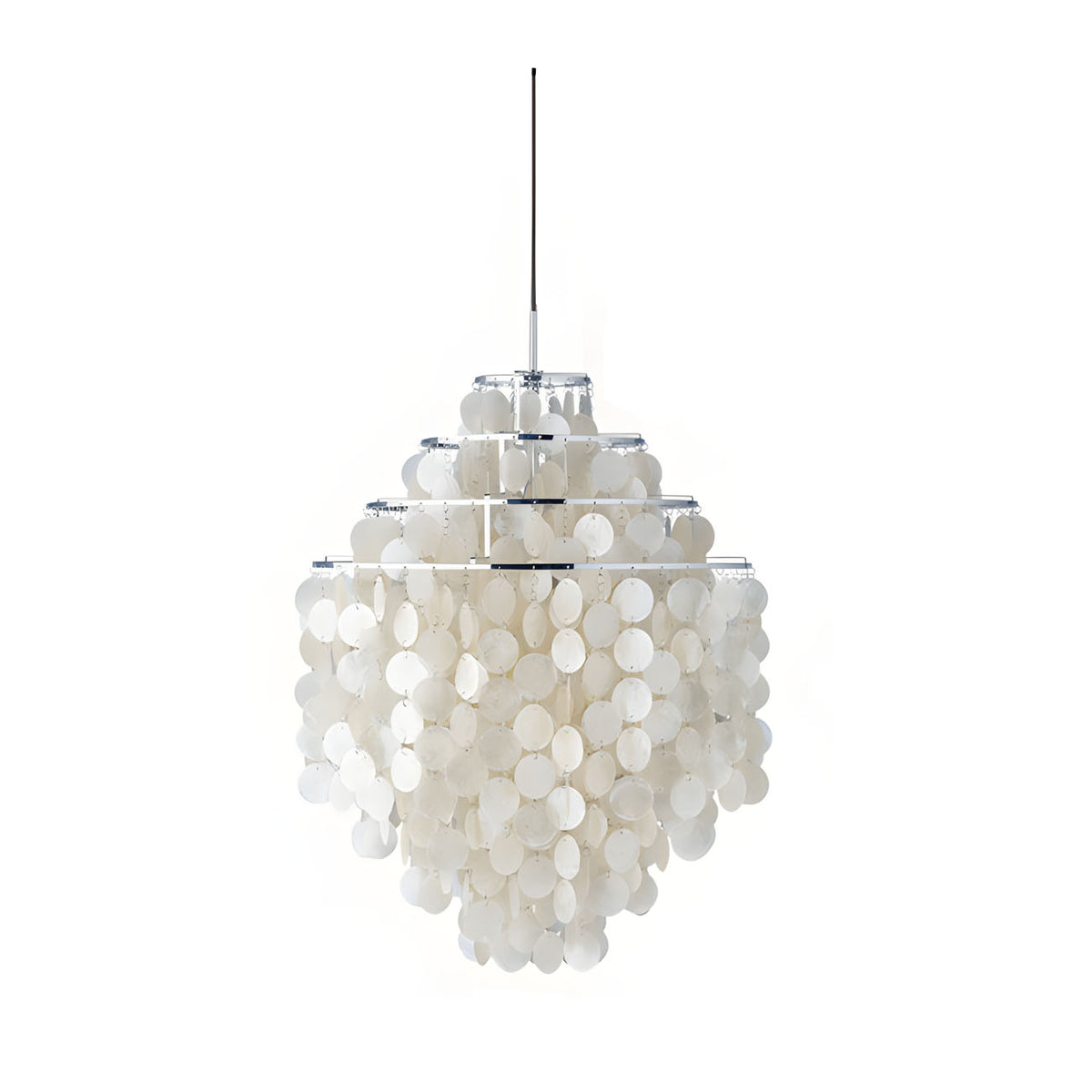 WOMO Art Deco Seashell Cone Chandelier-WM3223
