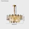 WOMO Tiered Textured Glass Chandelier-WM2208 thumbnail
